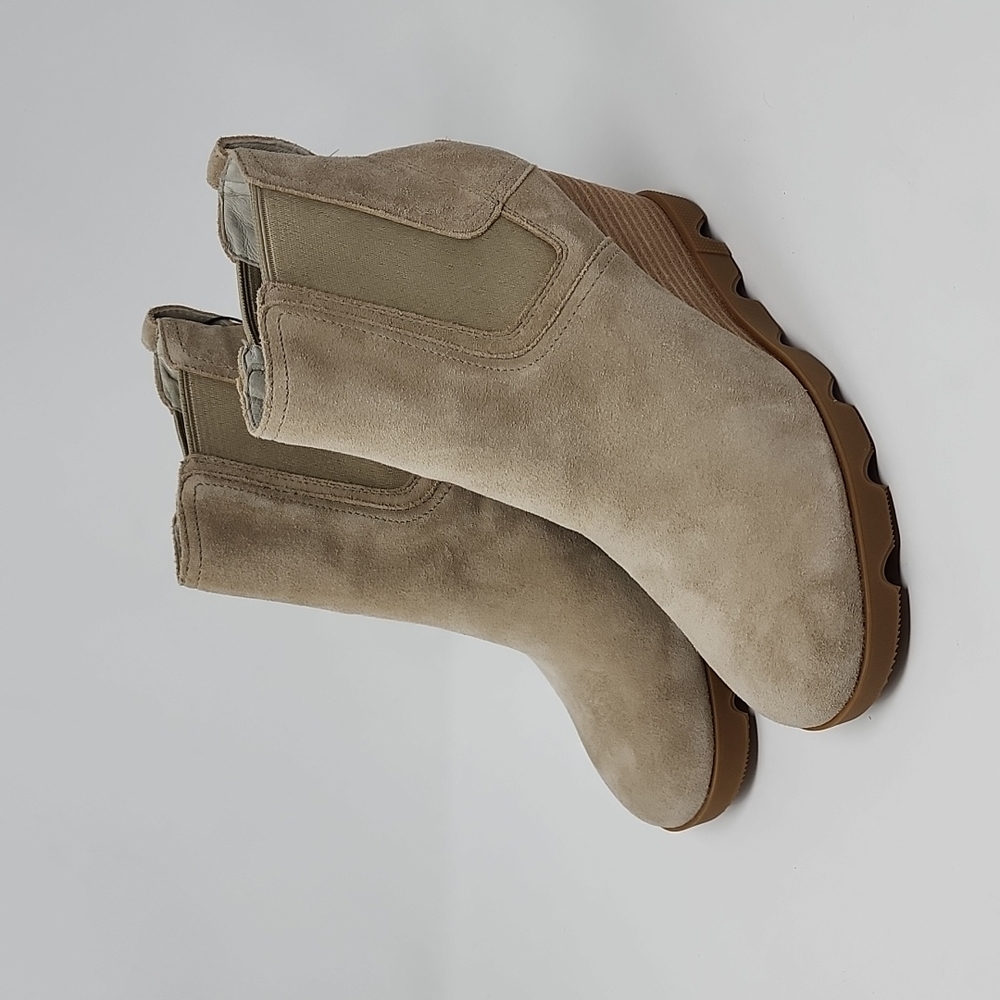 Sorel Joan Uptown Chelsea Waterproof Boots Sandy Tan Color
